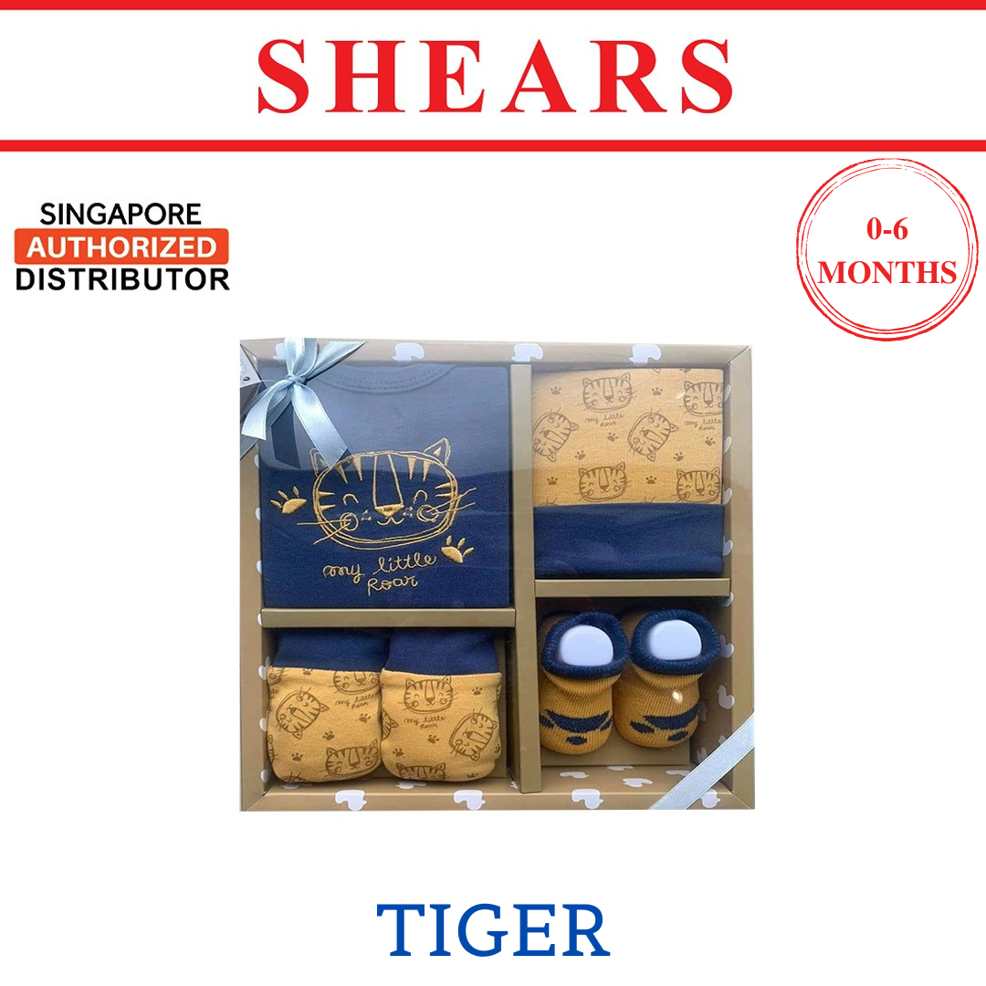 Shears Spring Gift Set 4pcs YELLOW TIGER
